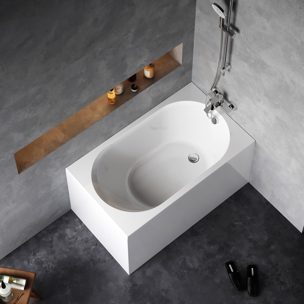 Ванна акриловая, 120х70 см X-Joy W94A-120-070W-A, Белый