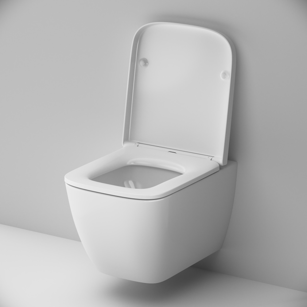 Унитаз подвесной Aquaspin с сиденьем микролифт Gem C901901SC, Белый