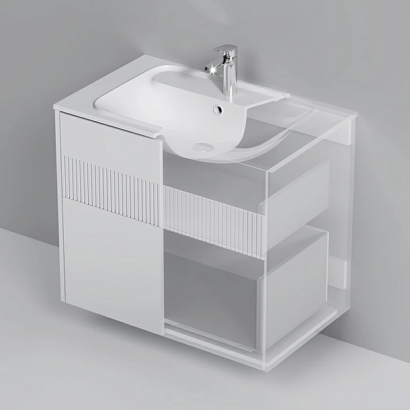 Тумба под раковину 80 AM.PM Func M8FFUX0802WM белая матовая