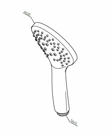 Лейка для душа AM.PM Gem F0290064 хром