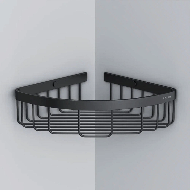 Полка в ванную угловая AM.PM Sense L A7452122 черная