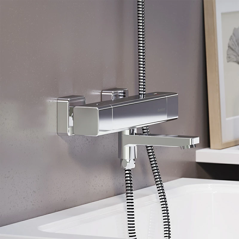 Смеситель для ванны и душа Damixa Gala 533000000 термостат, хром