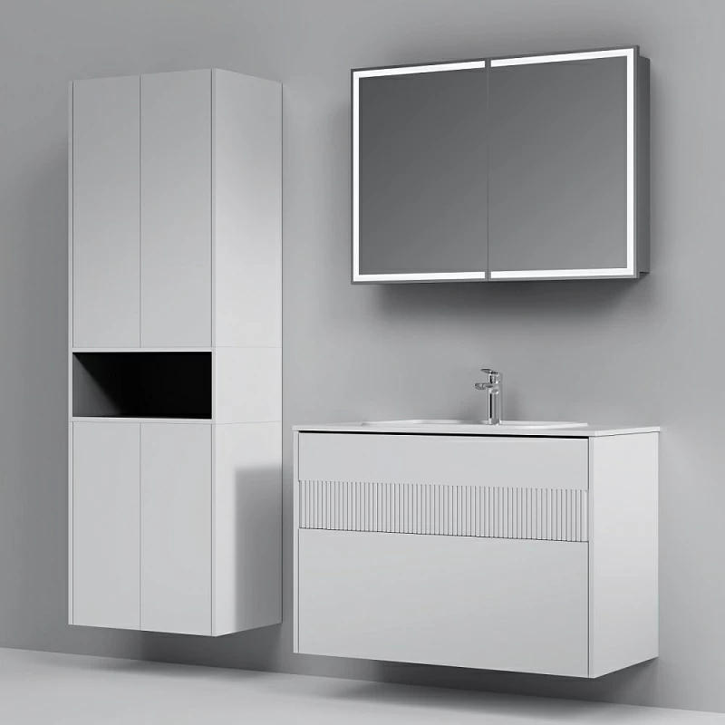 Тумба под раковину 100 AM.PM Func M8FFUX1002WM белая матовая