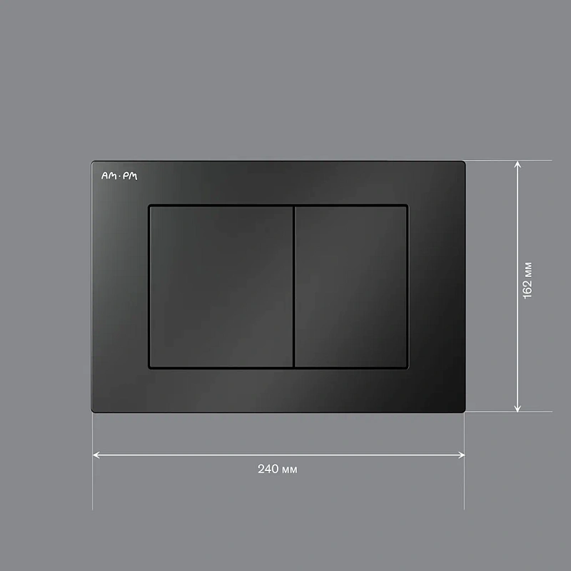 Клавиша смыва для инсталляции AM.PM PrimeFit I090238 механическая черная матовая