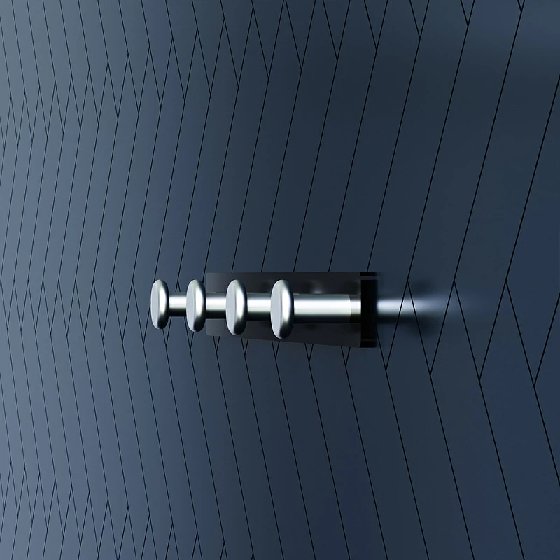 Крючки для полотенец Damixa Jupiter DA7735900 хром, 4 шт на планке