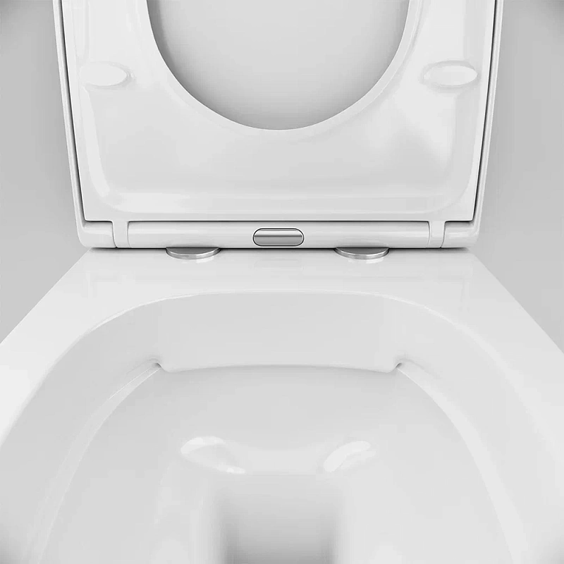 Унитаз подвесной AM.PM Inspire C501700WH безободковый c сиденьем микролифт C907851WP, белый