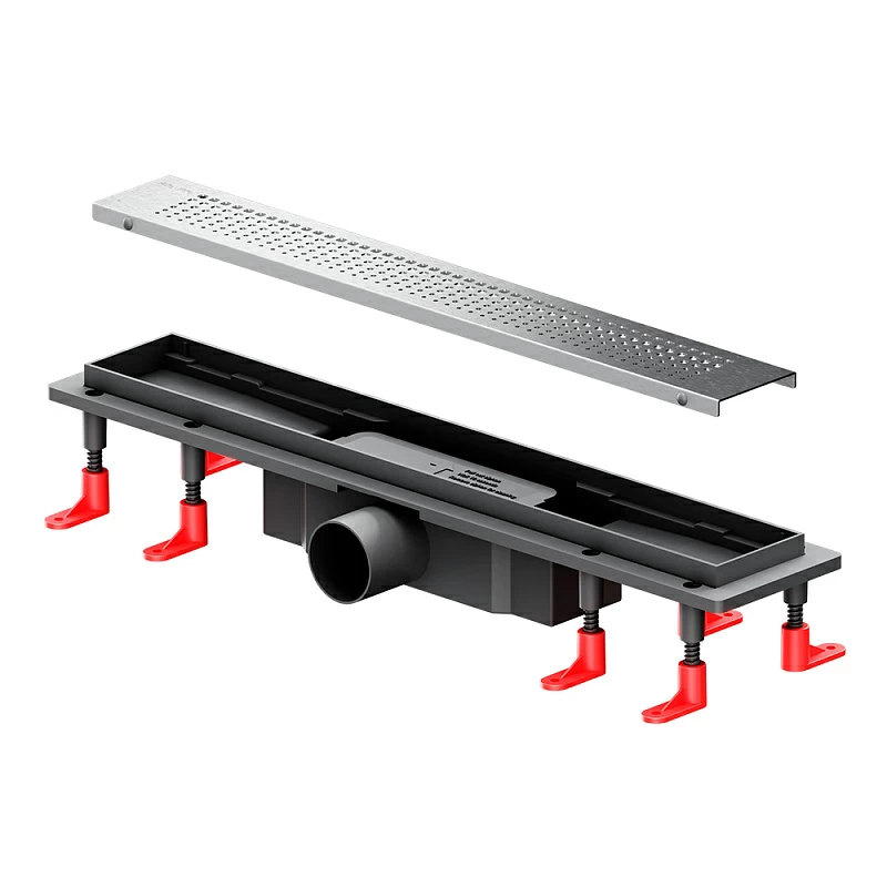 Душевой трап (лоток) 50 AM.PM PrimeFlow W02SC-P11-050-01SB комбинированный затвор со стальной матовой решеткой