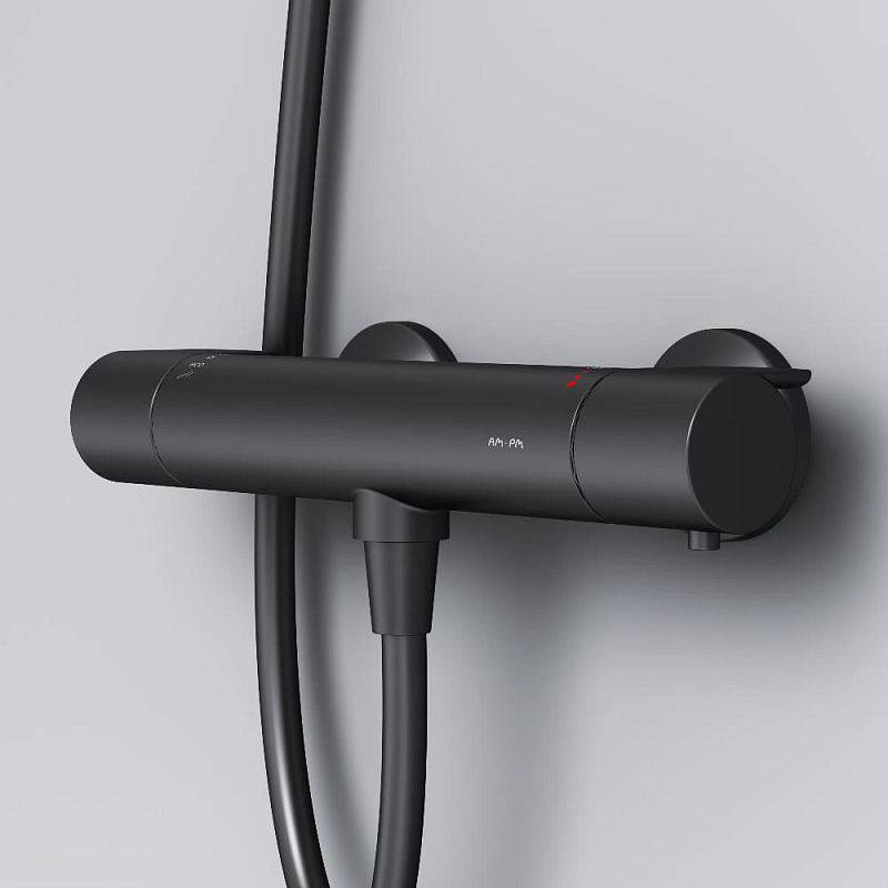 Смеситель для душа AM.PM X-Joy F85A40022 термостат, черный