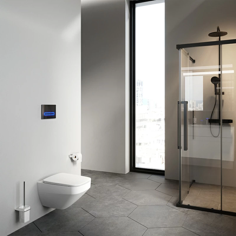 Унитаз подвесной AM.PM Inspire 2.0 C50A1700MWSC безободковый с сиденьем микролифт, белый матовый