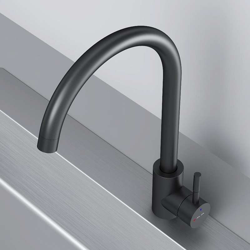 Смеситель для кухни AM.PM X-Joy S F85B07122 высокий, черный