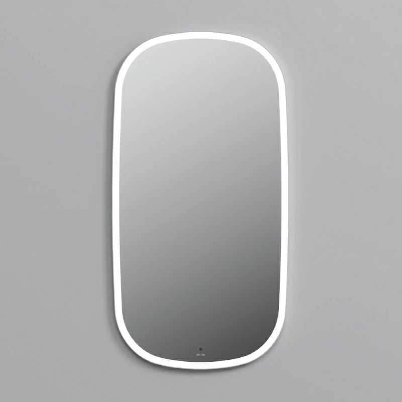 Зеркало с подсветкой в ванную закругленное 55 AM.PM Func M8FMOX0551WGH сенсорное