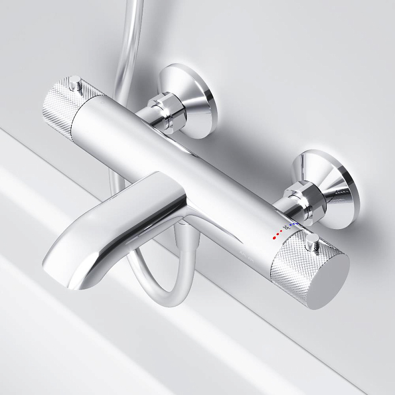 Смеситель для ванны и душа AM.PM Libre F6050000 термостат хром