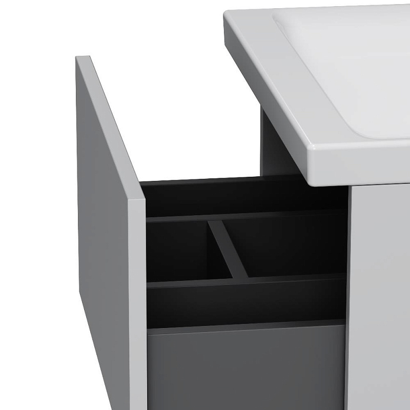 Тумба под раковину 50 AM.PM Gem M90FHX0502WG подвесная белый глянец