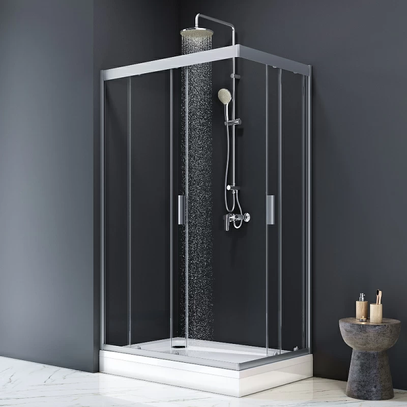 Поддон душевой 80x120 AM.PM Gem W90T-404-12080W белый + сифон