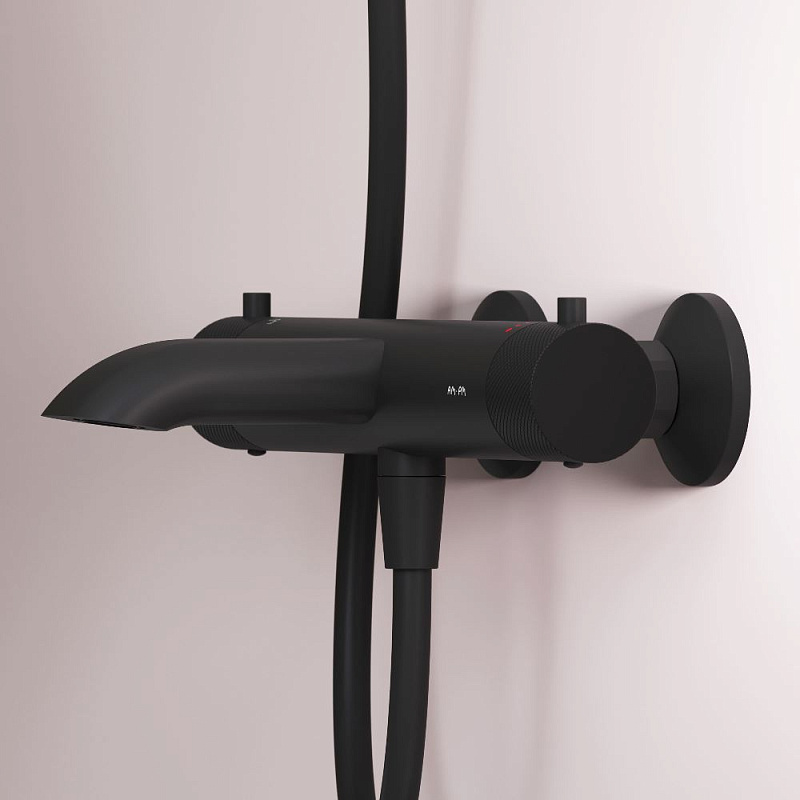 Смеситель для ванны и душа AM.PM Libre F6050022 термостат черный