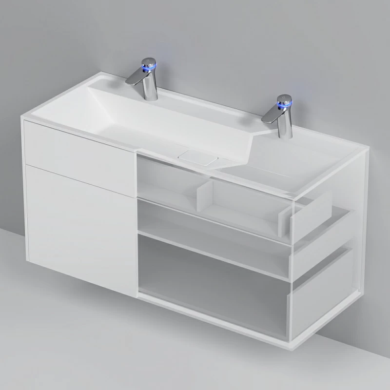 Тумба под раковину 120 AM.PM Inspire 2.0 M50AFHX1203WM подвесная белая матовая