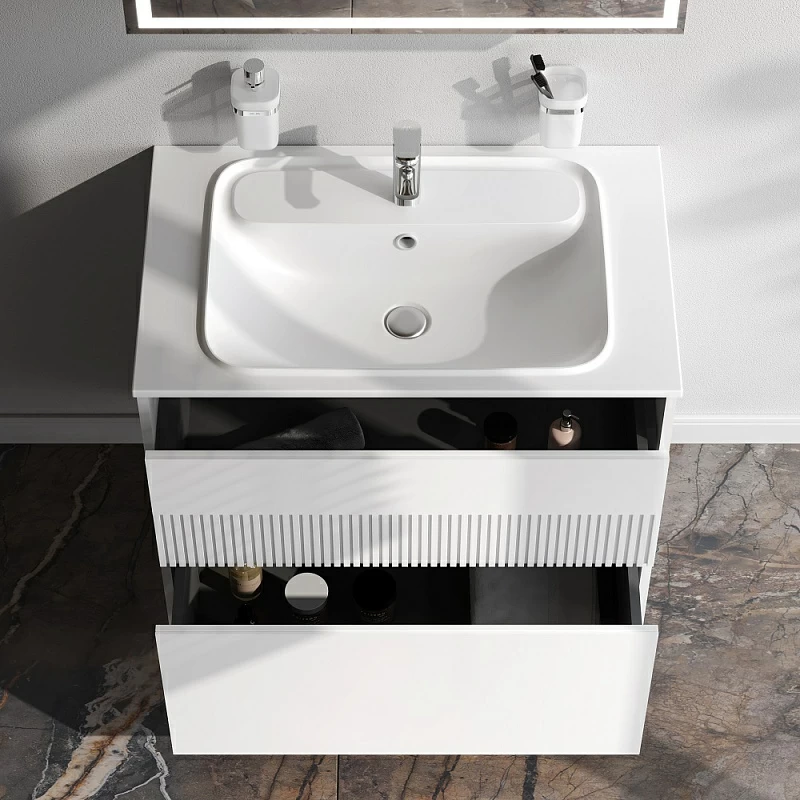 Тумба под раковину 80 AM.PM Func M8FFUX0802WM белая матовая