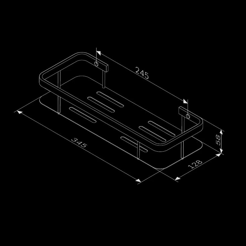 Полка в ванную AM.PM Sense L A7453100 хром