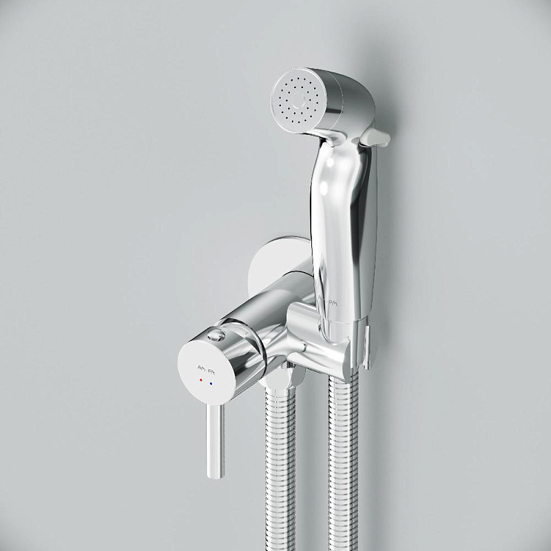 Гигиенический душ со смесителем AM.PM Above F0H9X000 хром встраиваемый