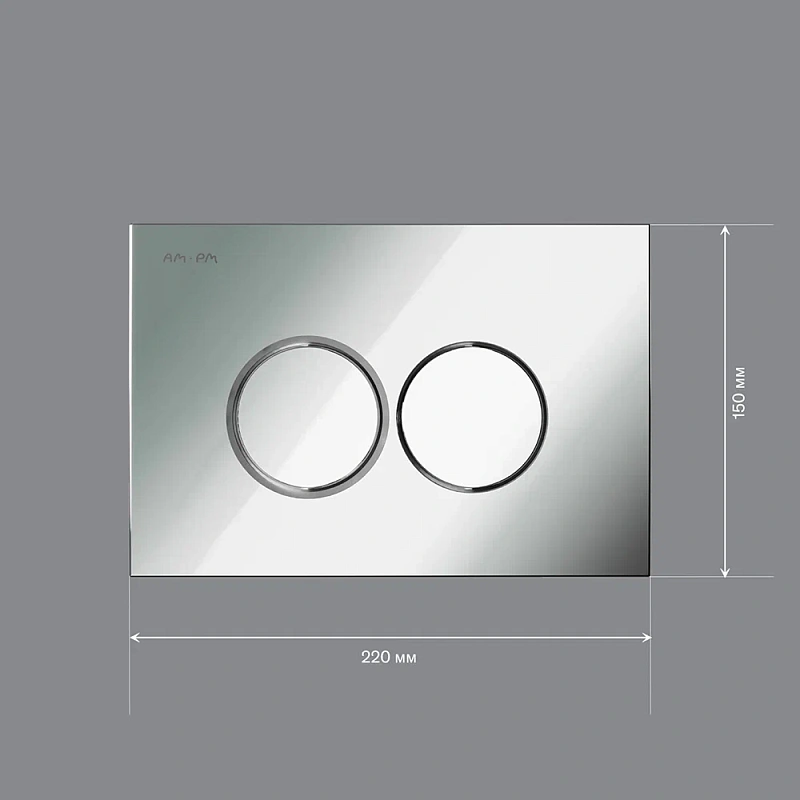 Клавиша смыва для инсталляции AM.PM ProC L I070151 механическая хром