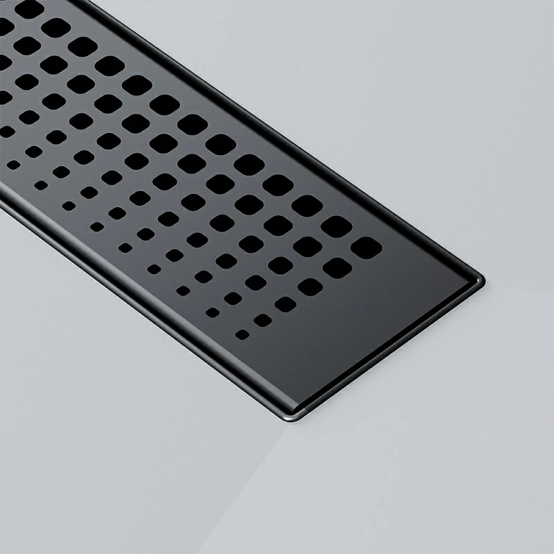 Душевой трап (лоток) 50 AM.PM MasterFlow W01SC-P11-050-01BM комбинированный затвор с черной матовой решеткой