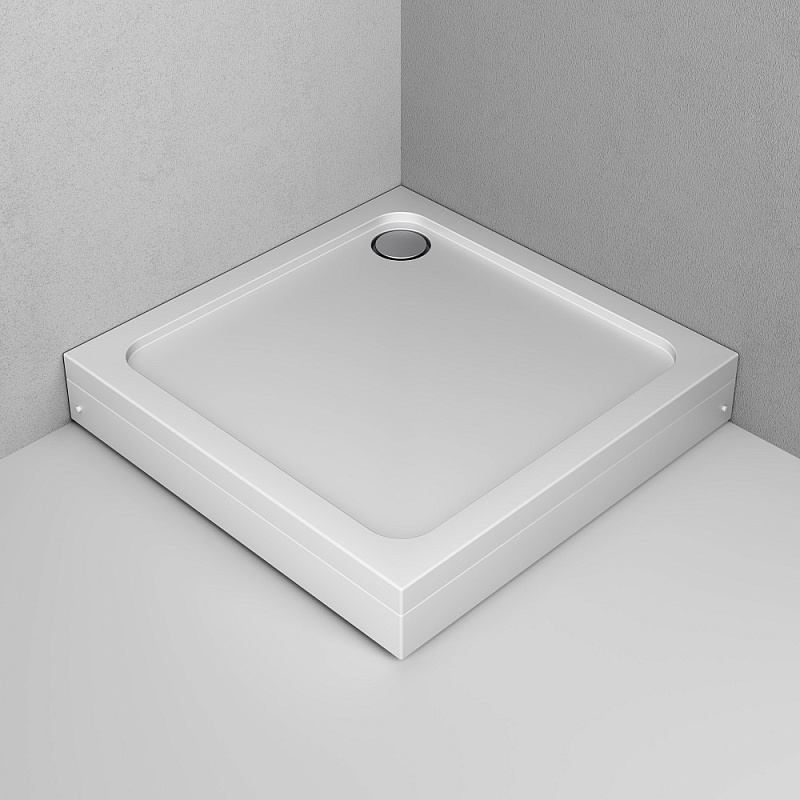 Поддон душевой 100x100 AM.PM Gem W90T-403-100W с сифоном, белый
