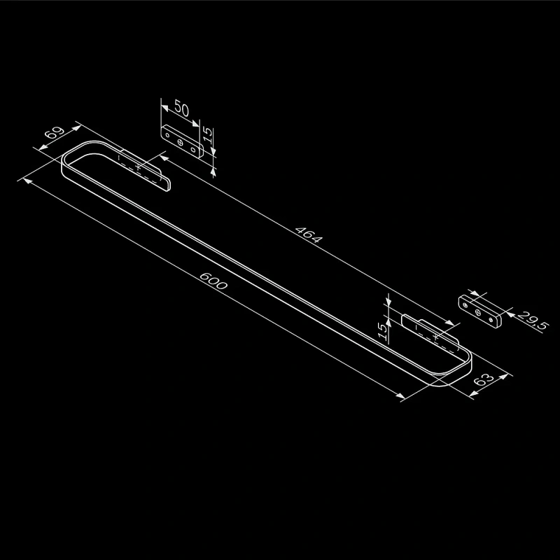 Вешалка для полотенец AM.PM Func A8F346400 хром