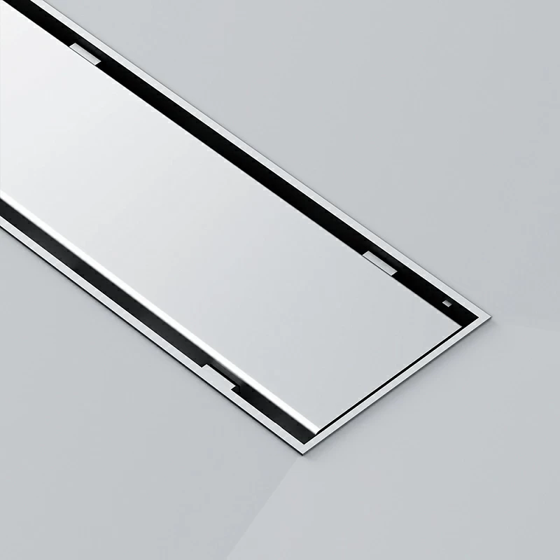 Душевой трап (лоток) 60 AM.PM PrimeFlow W02SC-U11-060-04SB комбинированный затвор со стальной матовой решеткой под плитку