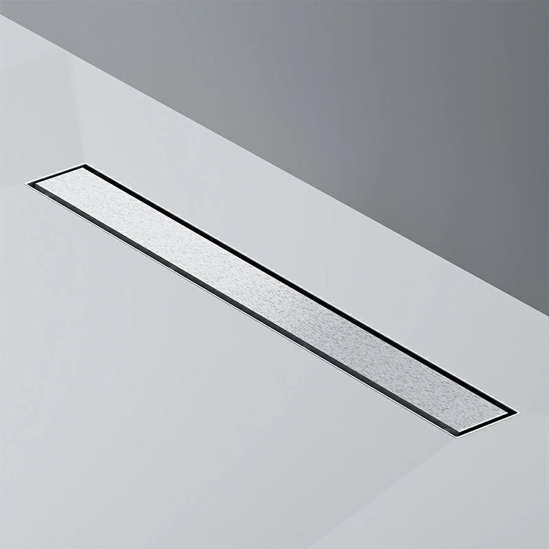 Душевой трап (лоток) 60 AM.PM MasterFlow W01SC-U11-060-04SB комбинированный затвор со стальной матовой решеткой под плитку