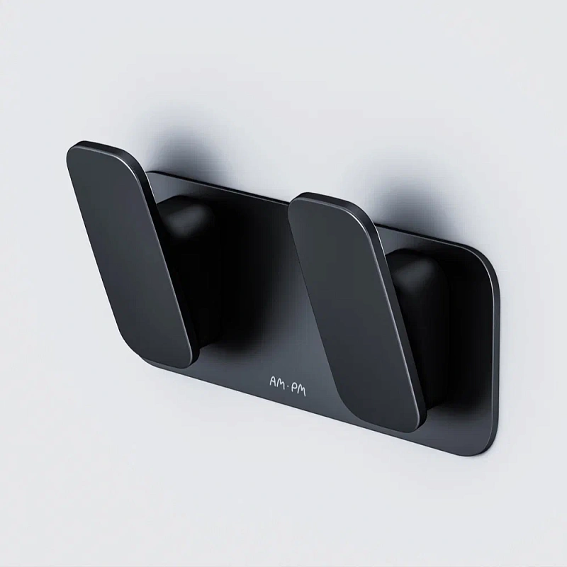 Крючки для полотенец AM.PM Inspire 2.0 A50A35622 черный, 2 шт на планке