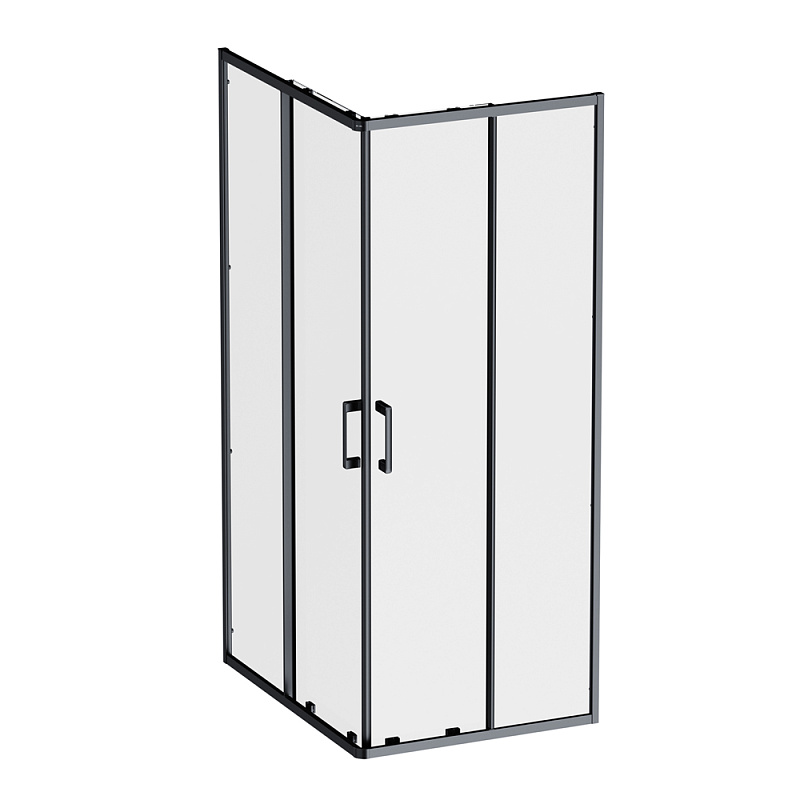 Душевое ограждение без поддона 120x80 AM.PM Above W9XG-403-12080-BT профиль черный