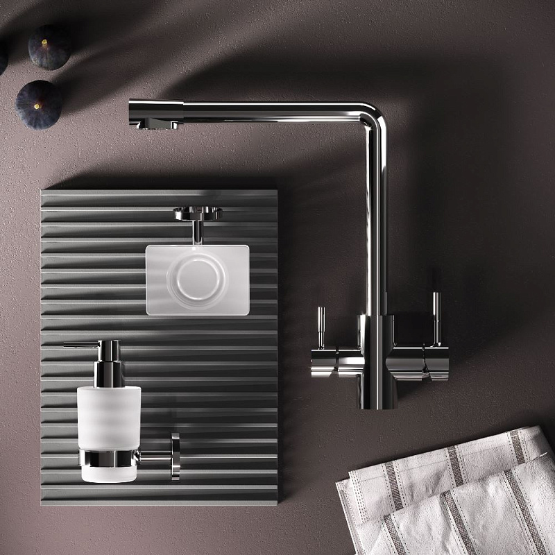 Смеситель для кухни AM.PM X-Joy S F85B05700 высокий, с каналом питьевой воды, хром