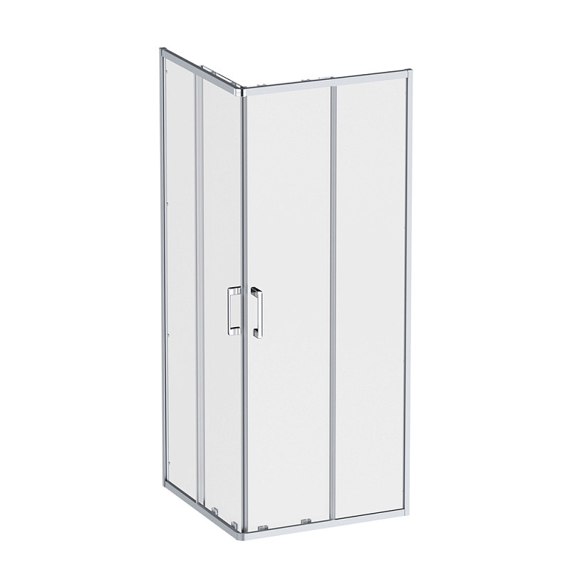 Душевое ограждение без поддона 80x80 AM.PM Above W9XG-403-8080-MT профиль серебристый