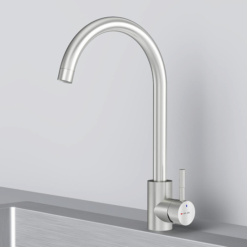 Смеситель для кухни AM.PM X-Joy S F85B07111 высокий, сатин