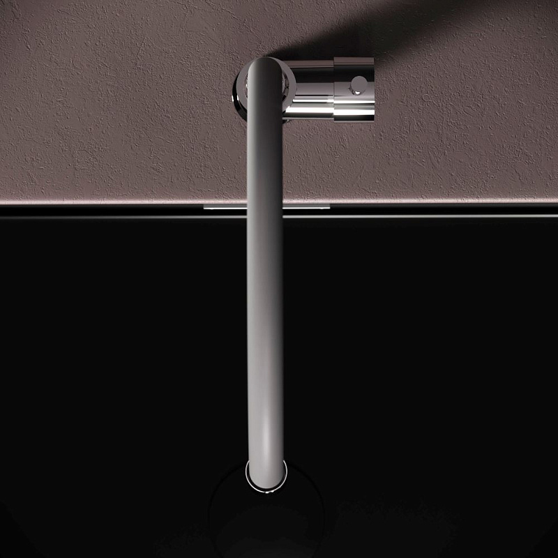 Смеситель для кухни AM.PM X-Joy S F85B07605 высокий, хром, с серым гибким изливом