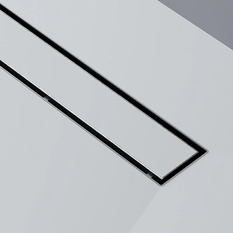 Душевой трап (лоток) 50 AM.PM MasterFlow W01SC-U11-050-04SB комбинированный затвор со стальной матовой решеткой под плитку