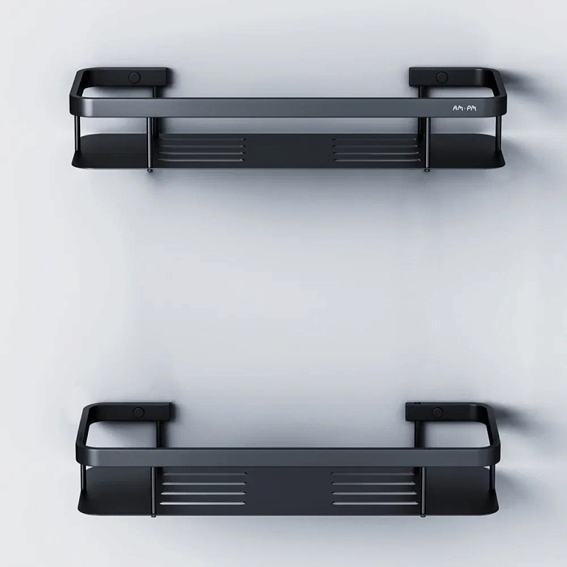 Полка в ванную AM.PM Sense L A7453222 двухъярусная черная