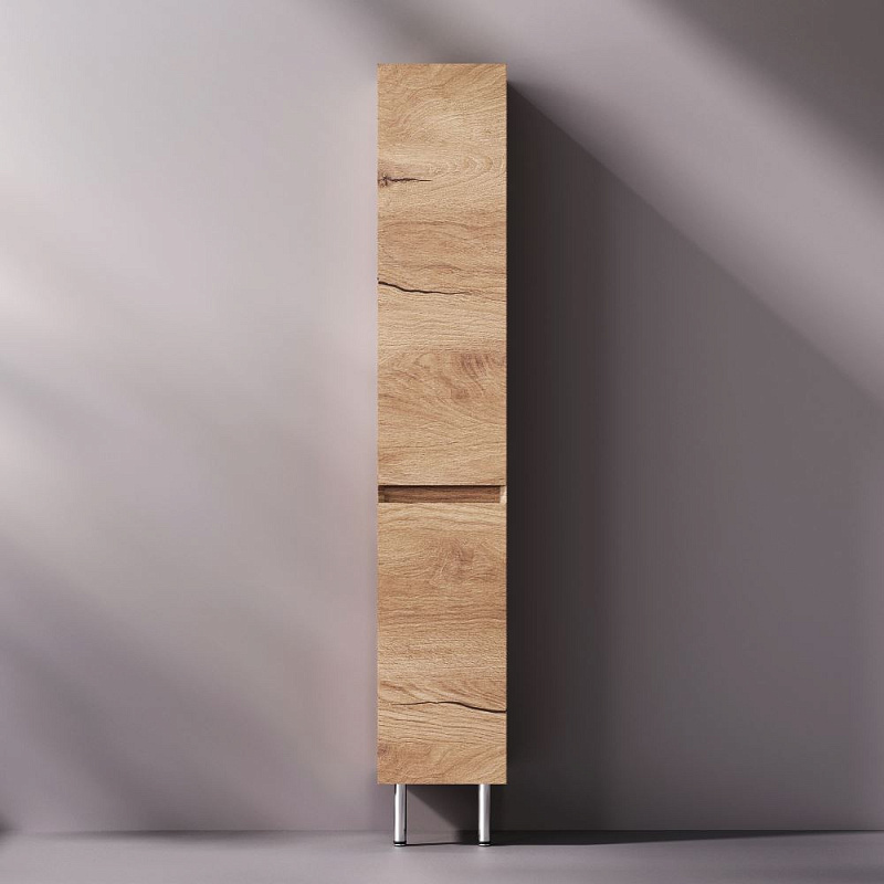 Шкаф-пенал для ванной 35 AM.PM Above M9XCSR0352OF напольный, правый, под дерево