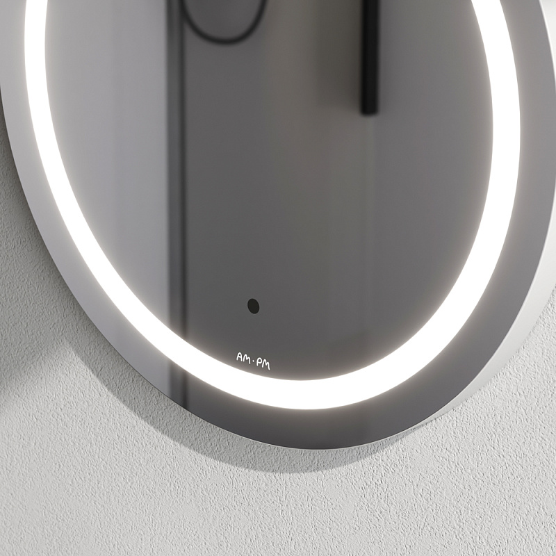 Зеркало с подсветкой в ванную круглое 50 AM.PM X-Joy M85AMOX0501WG сенсорное