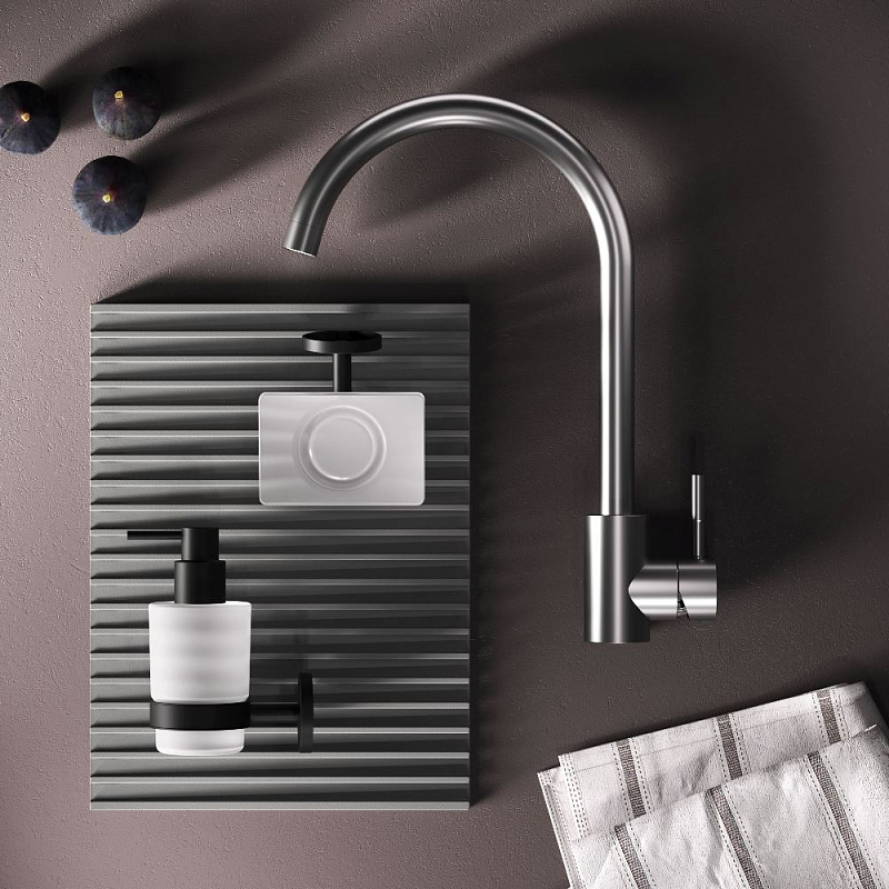 Смеситель для кухни AM.PM X-Joy S F85B07111 высокий, сатин