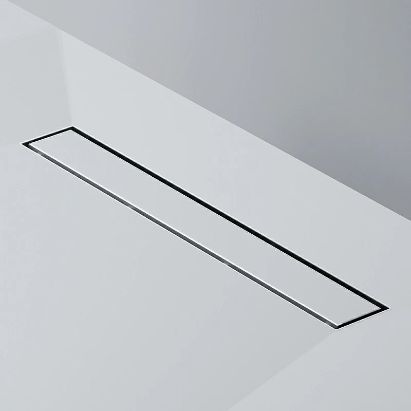 Душевой трап (лоток) 50 AM.PM MasterFlow W01SC-U11-050-04SB комбинированный затвор со стальной матовой решеткой под плитку