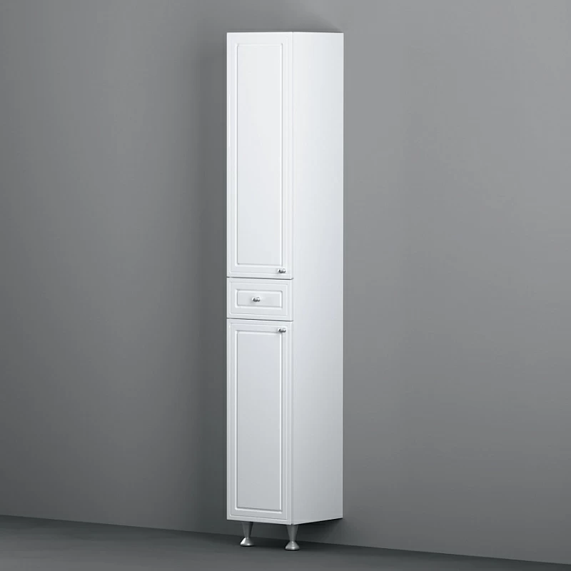 Шкаф-пенал 30 Damixa Palace One M41CSR0303WG белый лак