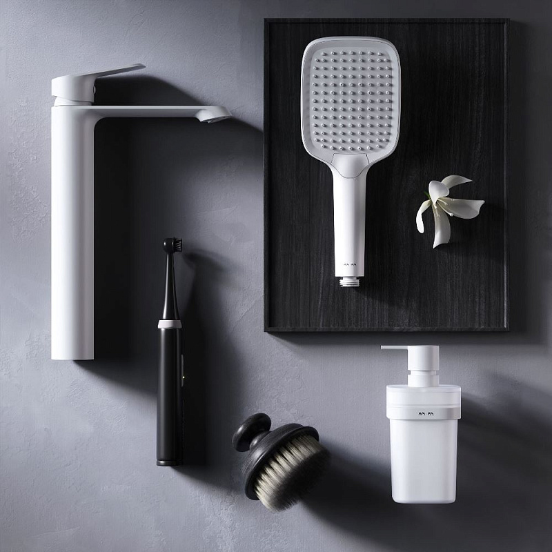 Смеситель для раковины (умывальника) AM.PM Func F8F92033 высокий, белый