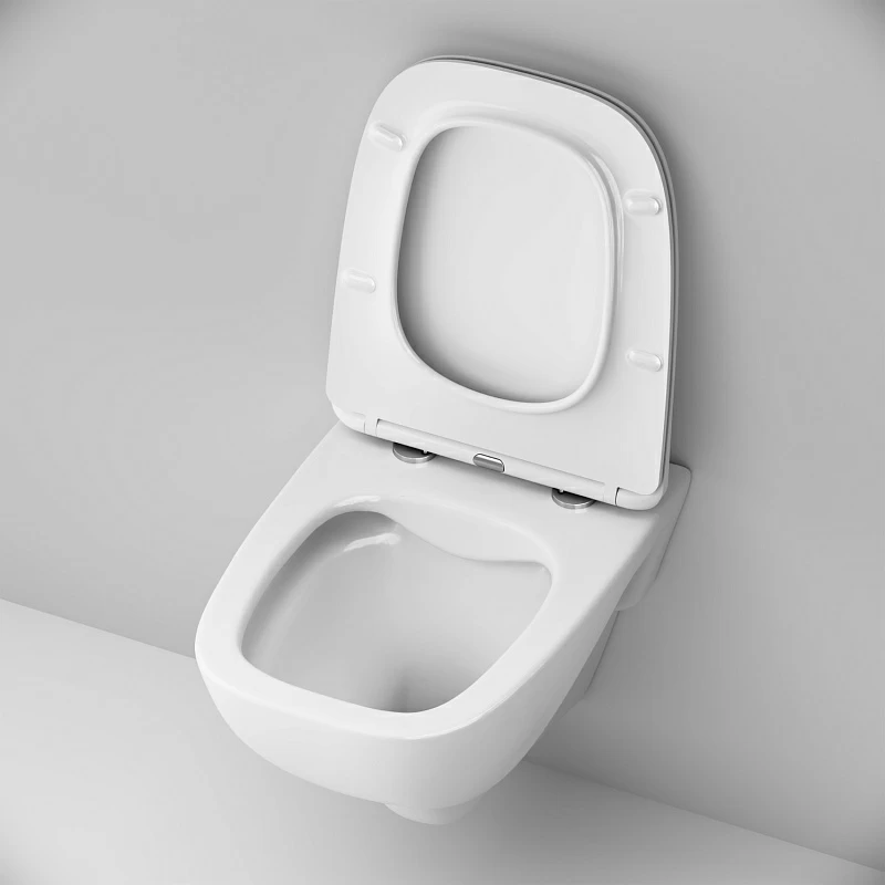 Унитаз подвесной AM.PM X-Joy C851701SC безободковый с сиденьем микролифт, белый