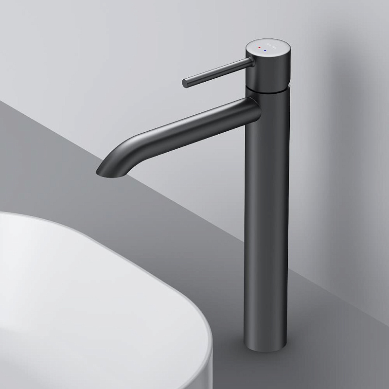 Смеситель для раковины (умывальника) AM.PM Libre F6092022 высокий черный