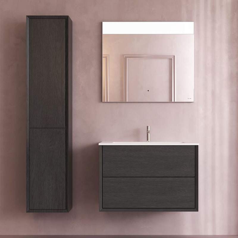 Тумба с раковиной 80 AM.PM Libre M60-FHX0802OF-WPC080SWM подвесная под дерево