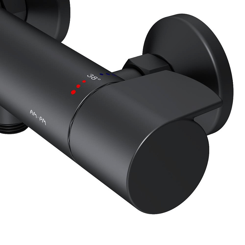 Смеситель для душа AM.PM X-Joy F85A40022 термостат, черный