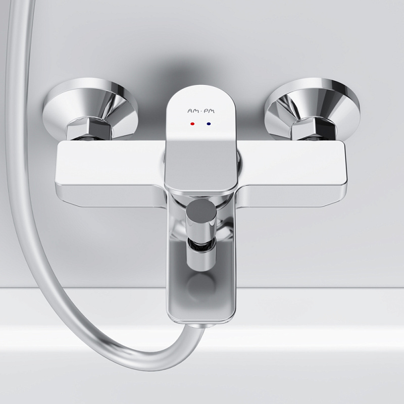 Смеситель для ванны и душа AM.PM X-Joy F85A10000 хром