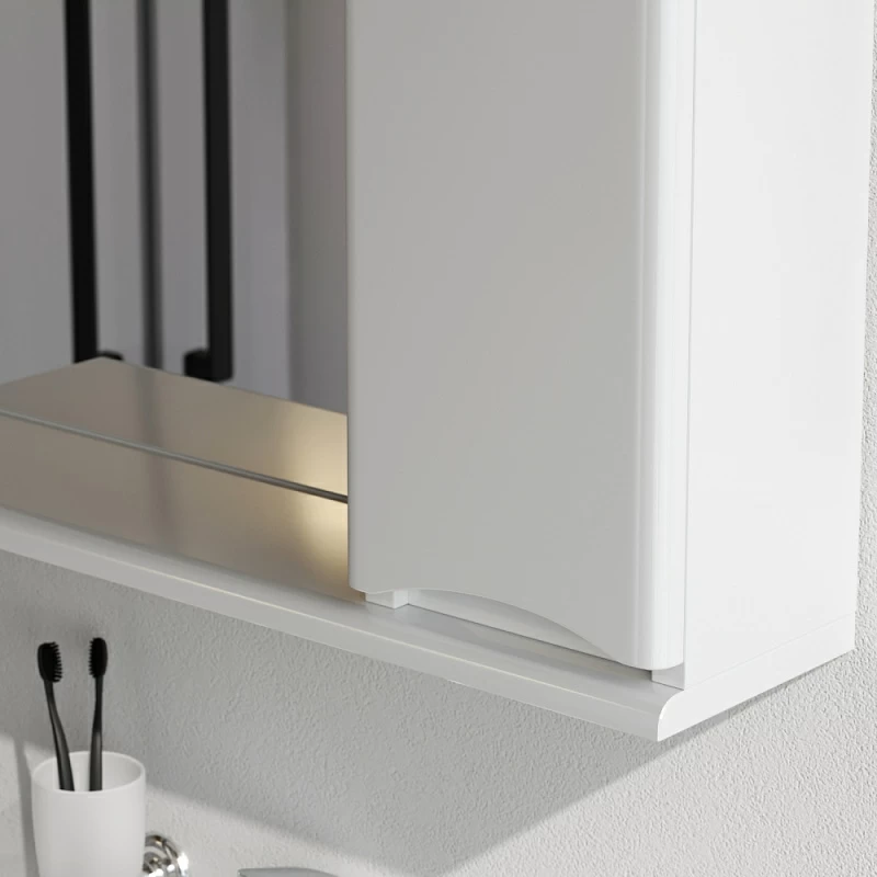 Шкафчик с зеркалом в ванную 65 AM.PM Like M80MPR0651WG правый белый глянец