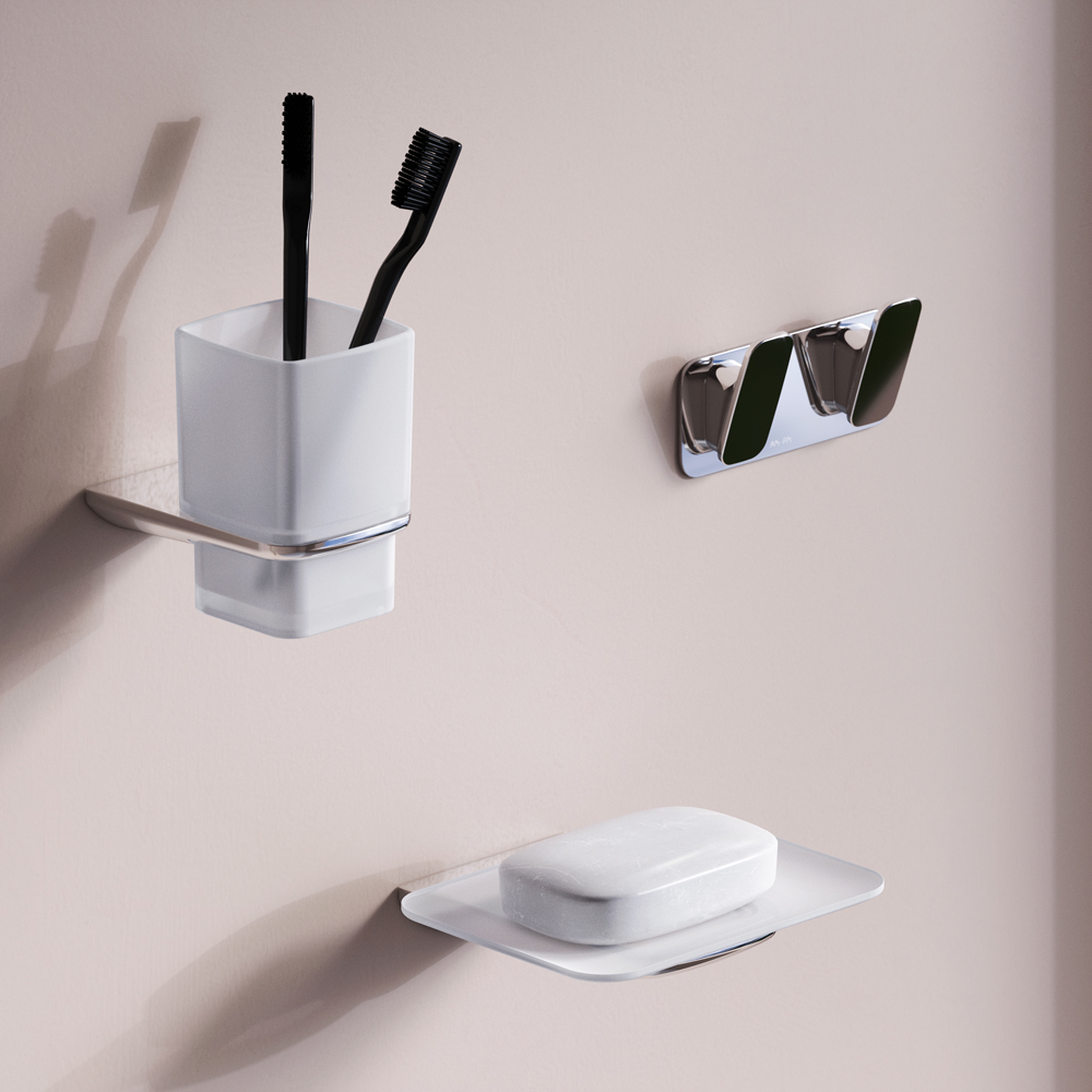 Набор аксессуаров для зоны красоты Inspire V2.0 AK50B0703W, Хром